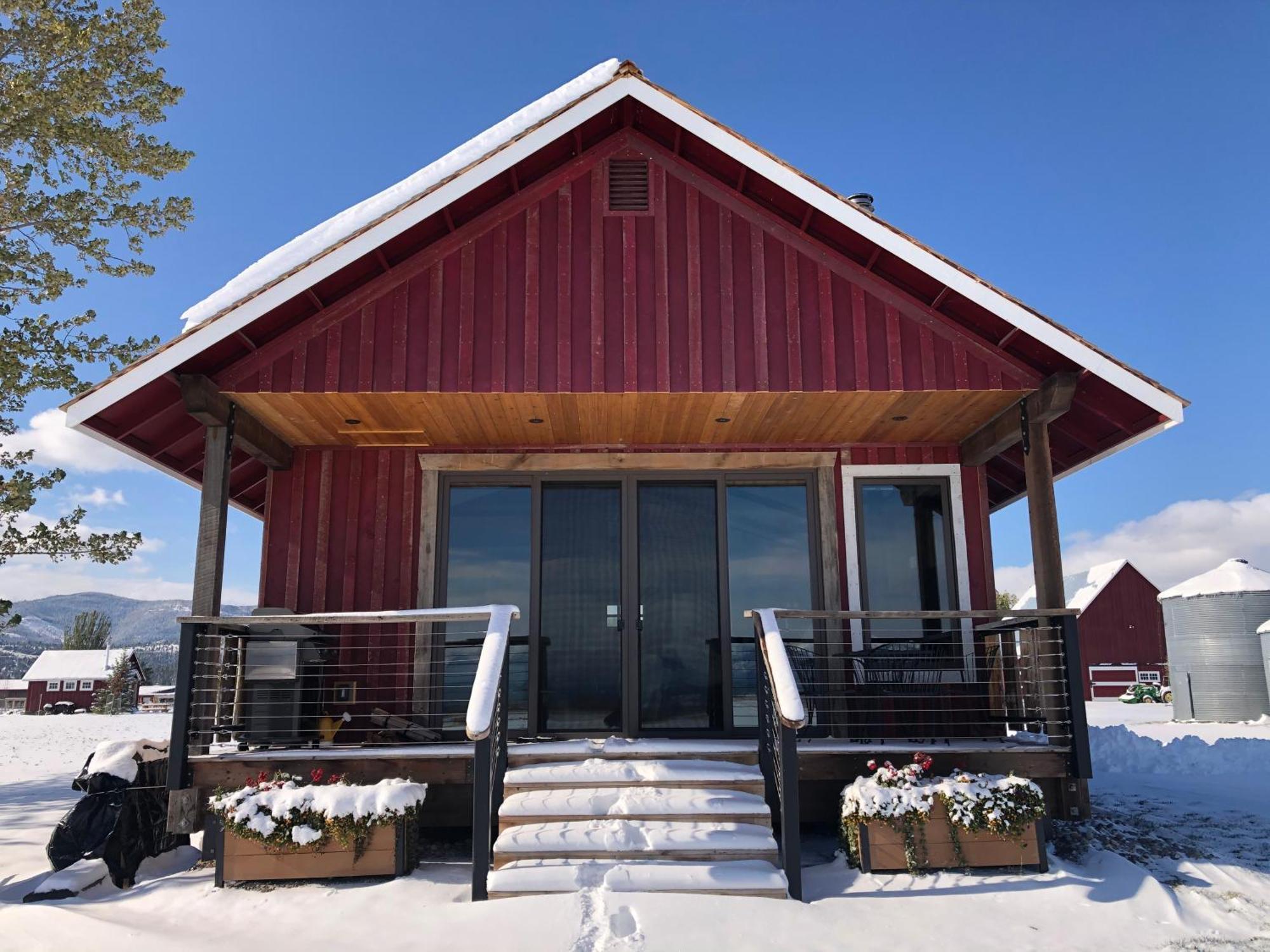 Somers New Cabin With Spectacular Views Of Flathead Lake. מראה חיצוני תמונה