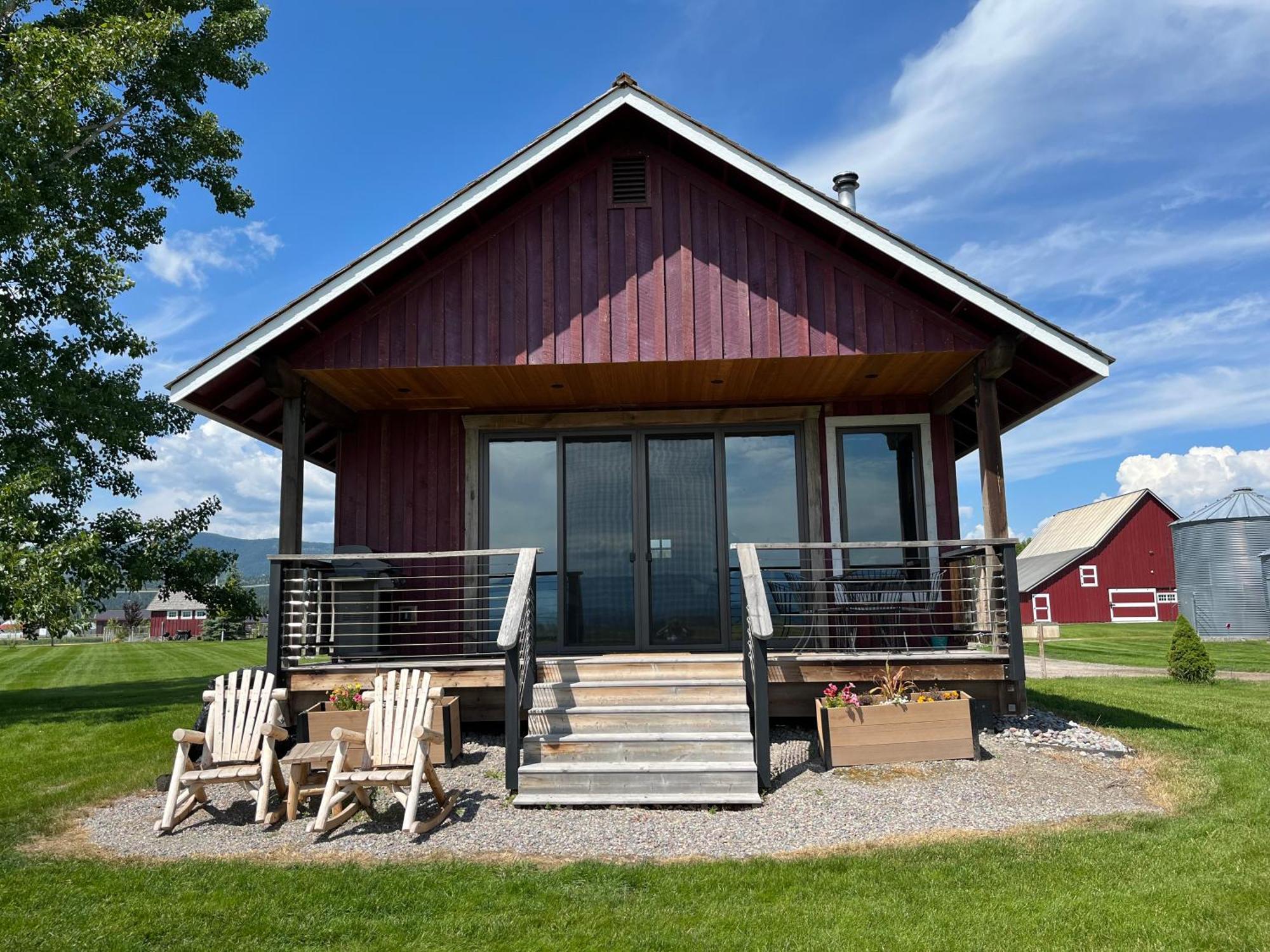 Somers New Cabin With Spectacular Views Of Flathead Lake. מראה חיצוני תמונה