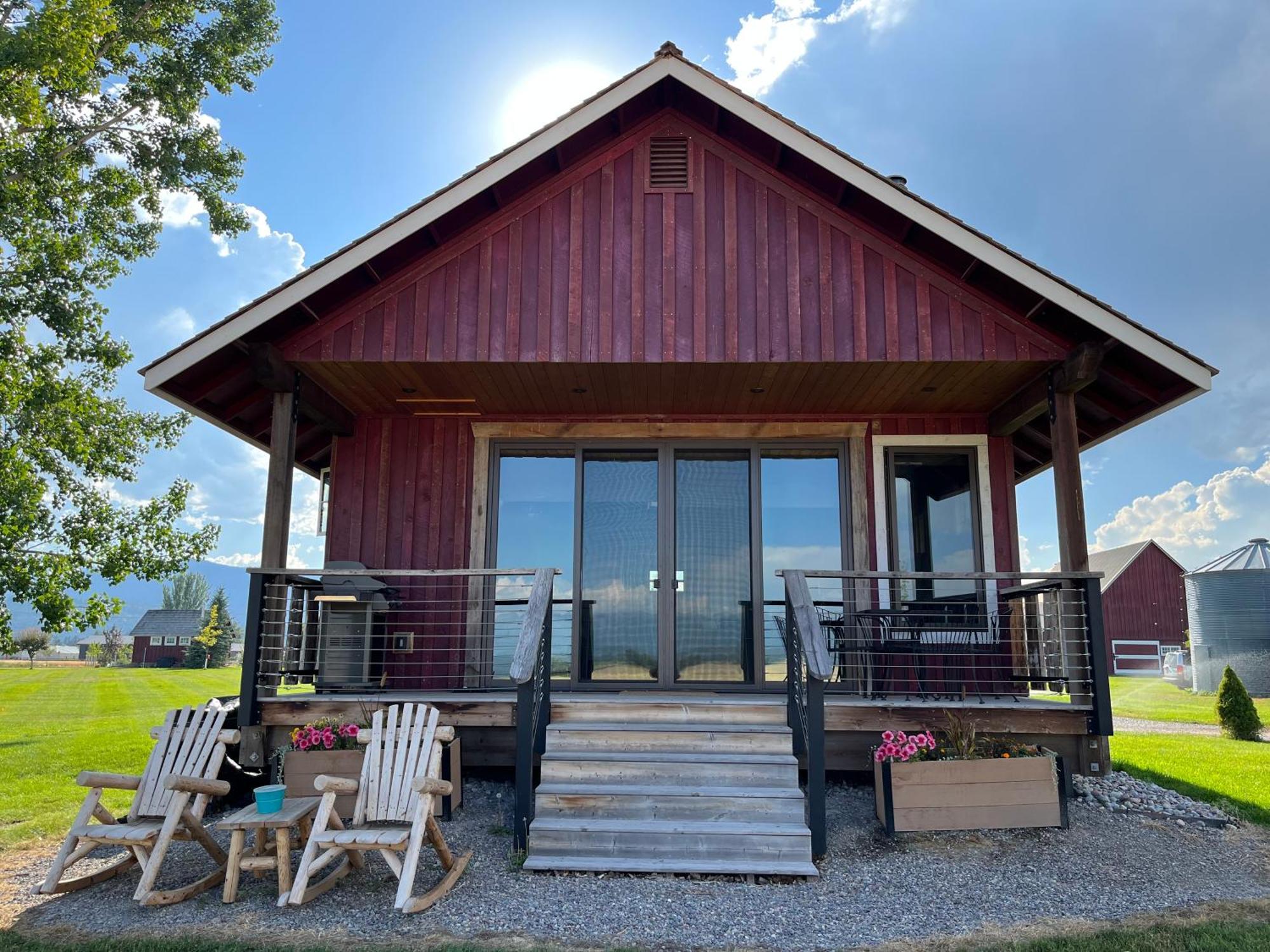 Somers New Cabin With Spectacular Views Of Flathead Lake. מראה חיצוני תמונה
